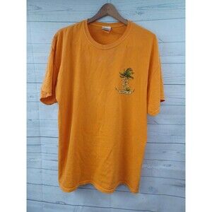 Bubba Gump Mens Shrimp Company T Shirt XL Destin Florida Orange